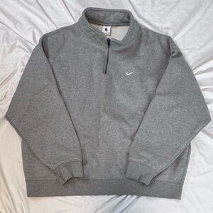 Nike Solo Swoosh Men's Fleece Quarter-Zip Pullover XXL